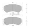 MAZDA 1V4M3328Z Brake Pad Set, disc brake